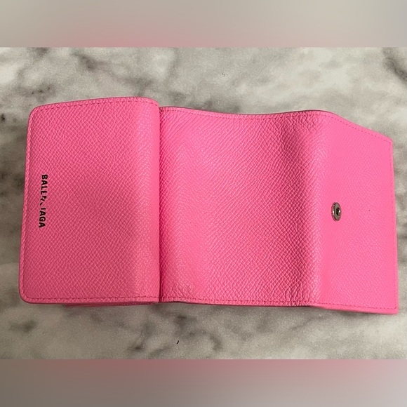 Balenciaga Mini Wallet Neon Pink - Picture 7 of 10